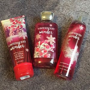 Bath and body works winterberry wonder